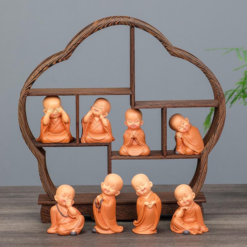 Zen Huineng Malý mnich Stolní ozdoba pro domácí dekoraci