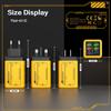 Mecha Style PD240W Fast Charger: 4-USB & 2-Type-C Ports, Compatible with Apple & Huawei Devices