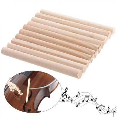 10 Stück Violinen-Stimmpfosten aus Fichtenholz für 3/4 4/4 Violine