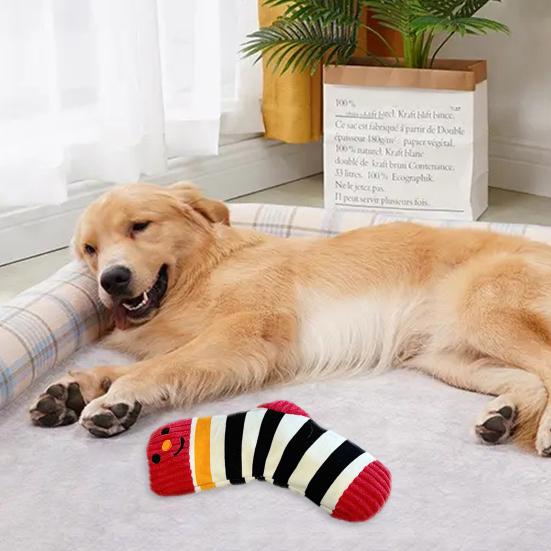 Plys Sok Hundelegetøj Interaktivt Velour Knirkende Hundetyggelegetøj Madskjuler Snusetøj Sikkert for Hvalpetænder Kedsomhedsafhjælpning