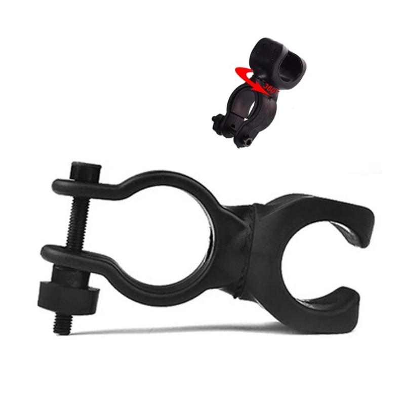 Bicycles Light Mount Holder Bikes Light Brackets For Flashlights And Headlamps With 360 Degree Rotating And Rubber Grip