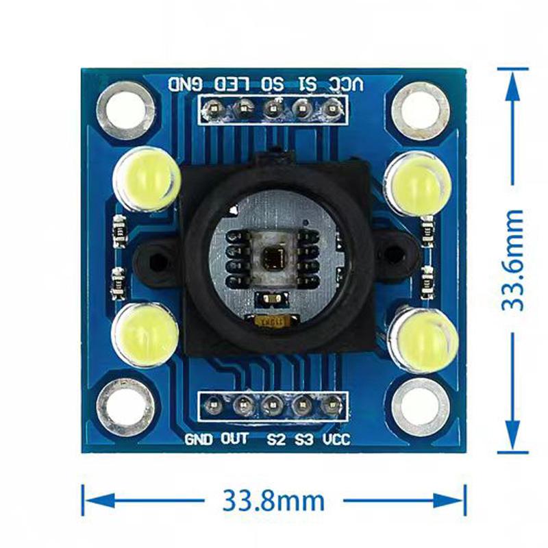 GY-31/GY-33 TCS34725 with Wide-Angle Lens TCS3200D/TCS230 Color Identification Sensor