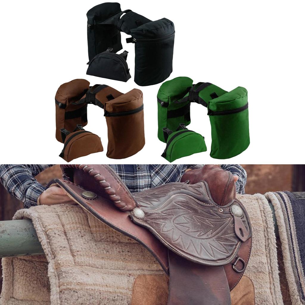 Taška na roh Pommel Pocket Combo Stylový Outdoor Přenosné Jezdecké sporty Jízda na dlouhé vzdálenosti Praktická taška na koně Sedlová taška