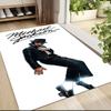 Michael Jackson Dance Pose Carpet Rug Soft Washable Antislip Home Living Room Sofa Mats Personalized Christmas Rug