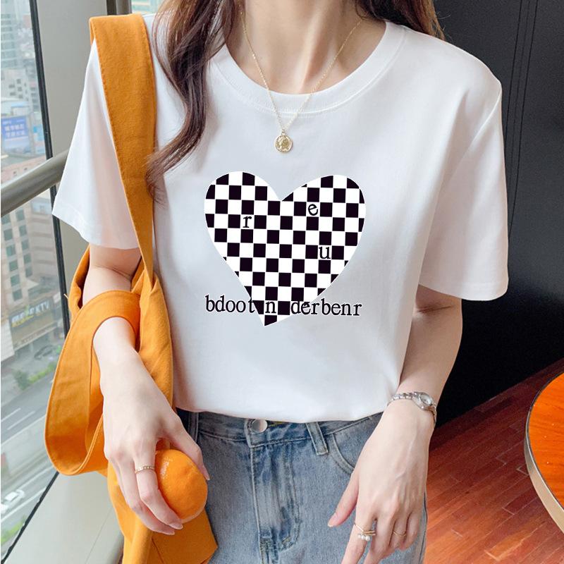 VEZFAA Damenmode Casual Sommer Frühling Kurzarm O-Ausschnitt Blusen & Hemden