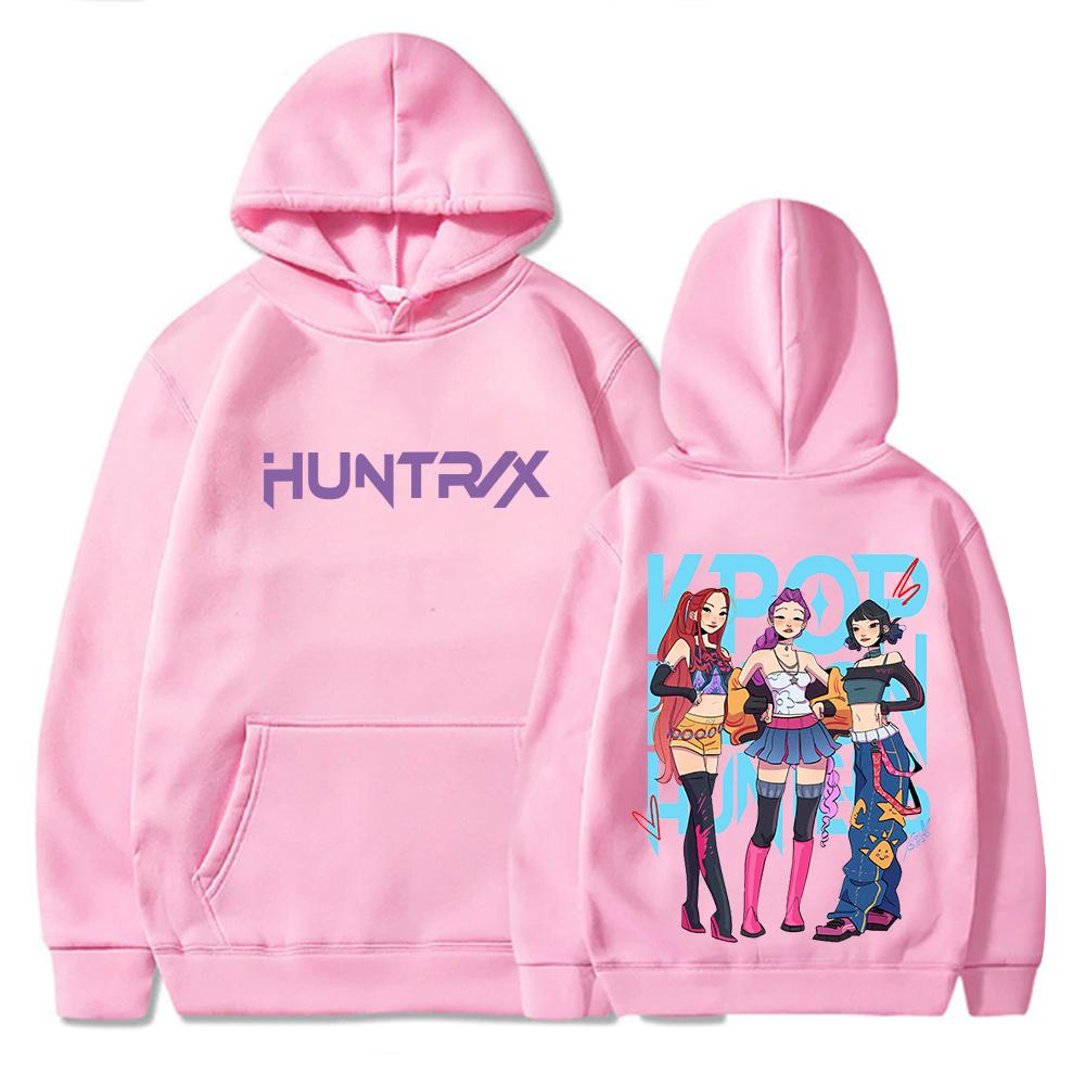 Kpop Demon Hunters Hoodie Unisex Long Sleeve Casual Sweatshirts Tops Man Woman Sweatshirt Fans Gift