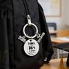 Avskedsgåva Nyckelring för examen Klass 2026 Nyckelringshänge Hållbar Rostfritt Stål Minnessak Sjuksköterskestudenter Juridikstudenter