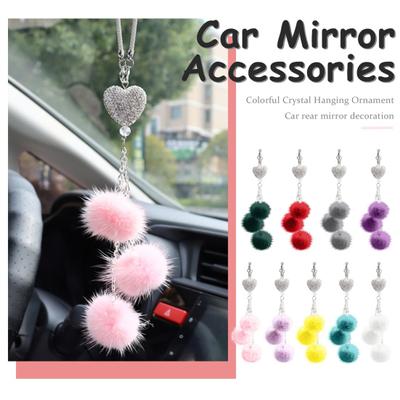 Fadeless Car Rearview Charms Shiny Visual Effect Unique Auto Hanging Pendant Bling Car Accessories