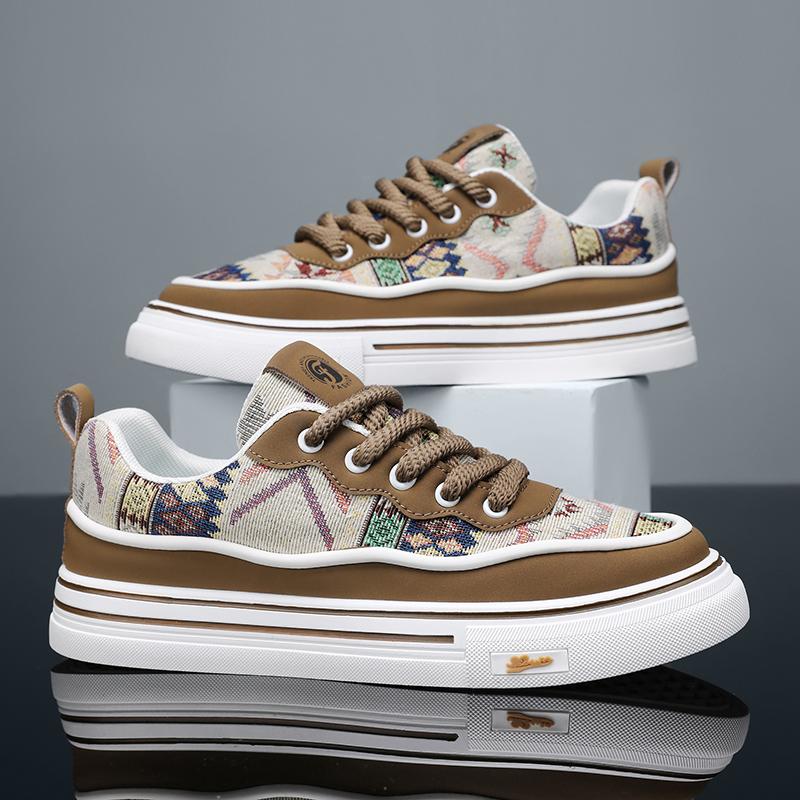 

Мужская обувь, мужская парусиновая обувь, уличная четырехсезонная дышащая мужская обувь для доски, мужская модная дышащая повседневная офисная обувь 44 хаки