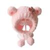 Cartoon Baby Winter Hats Cute Flower Warm Bonnet Fashion Kids Plush Caps  Newborn Toddler