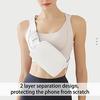 Ongwan Sports Belt Pouch, Large Capacity Adjustable Waist Belt Bag, 60-120cm (White)