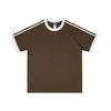 Children's Short-Sleeve Pure Cotton Uniform T-Shirt with Custom Logo & Stripes