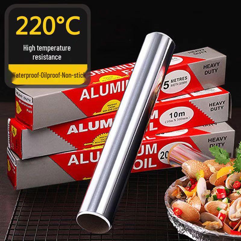 

Food-Grade Aluminum Foil Roll for Air Fryers, Ovens, Baking, and Grilling