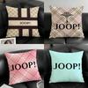 Benutzerdefinierte JJoopS Coole Kissenhülle Leinen Kissenbezüge Bezug für Sofa Wohnzimmer Bank Terrasse Boden Leinen Heimdekoration