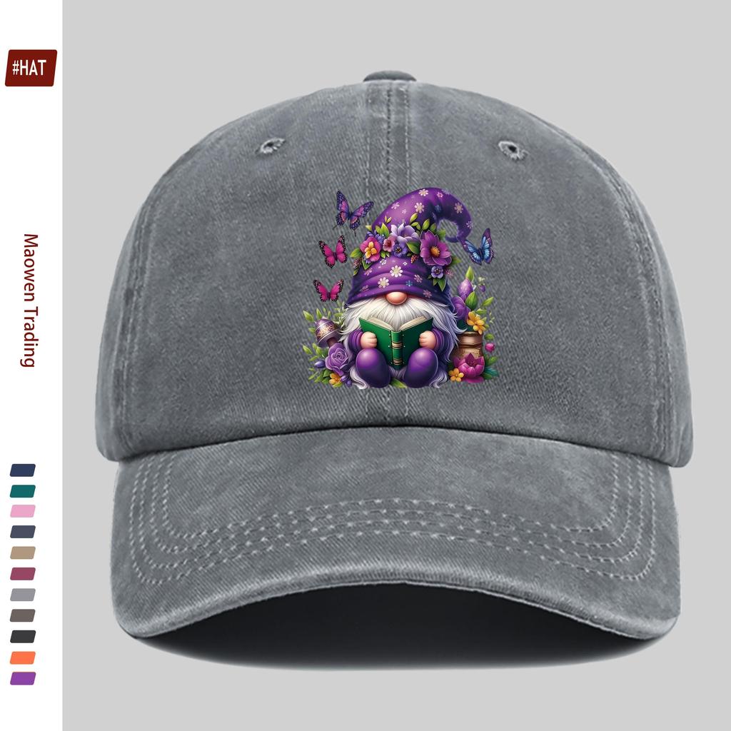 Pc Vibrant Dwarf Elf Pattern Printed Baseball Cap Casual Printed Design Casual Hat Truck Driver Comfortable Lightweight Sun H