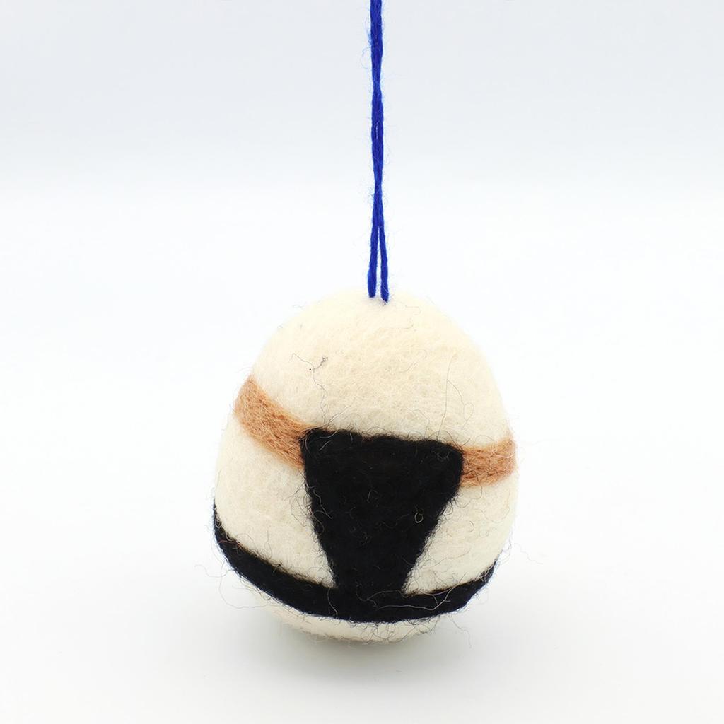 Tomo Corporation Nepalese Felt 6cm Ornament, Long-tailed Tit, Approx. H, 17725-820-452
