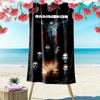 NDH Band R-Rammstein Print Strandtuch, Großes Weiches Schnelltrocknendes Handtuch für Strand Camping Schwimmen