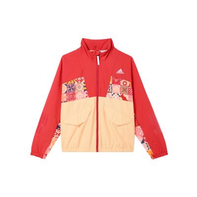 CNY Patchwork Sports Jacket Women Outerwear Light-Crimson HI3265