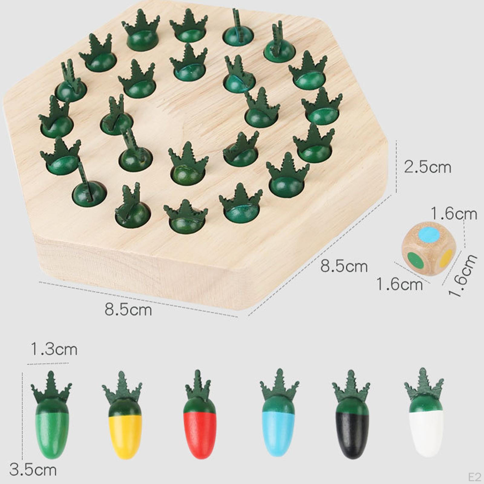 Деревянная шахматная игра на память. Обучающая деятельность. Дошкольная подготовка — фото 2