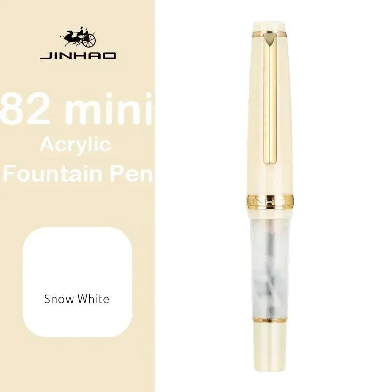 JINHAO 82 Mini Cute Short Portable Fountain Pen Calligraphy Practice Writing Business Pen Office School Supplies Stationery