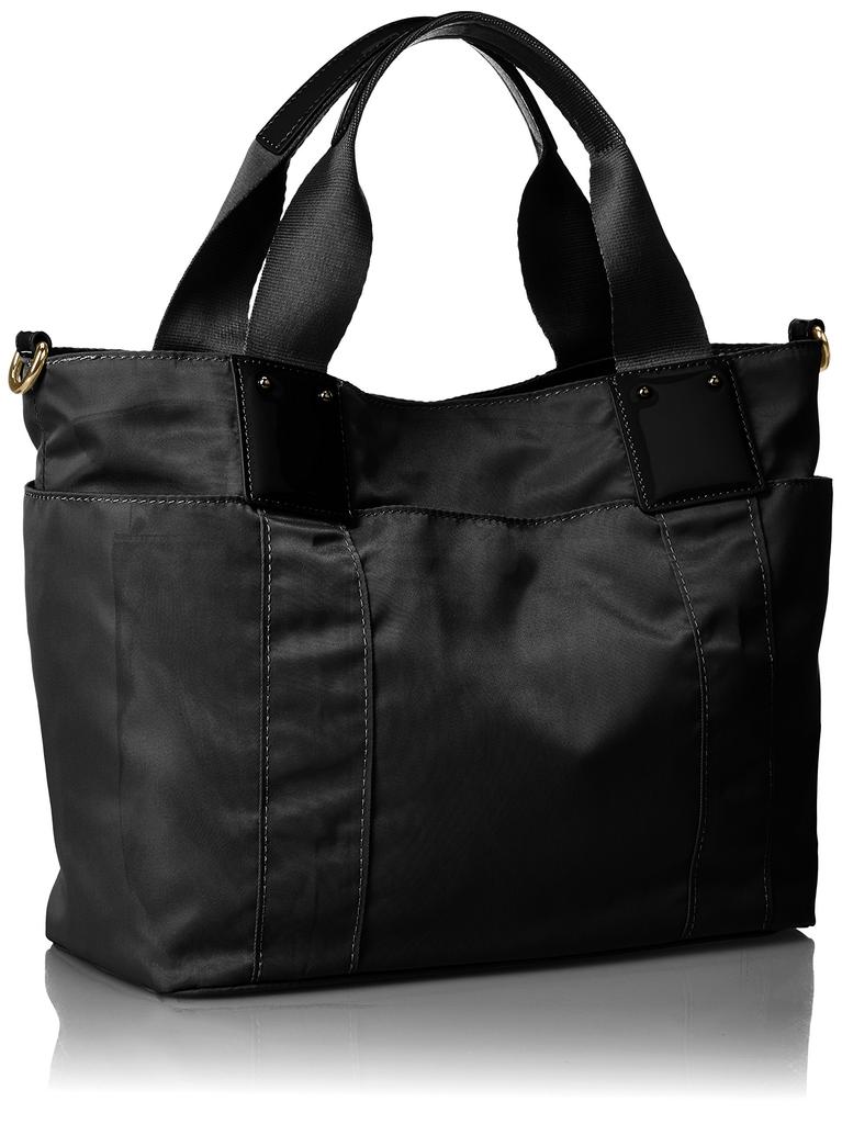 La Bagagerie 2-Way Nylon Tote B72-12-02 10 Black