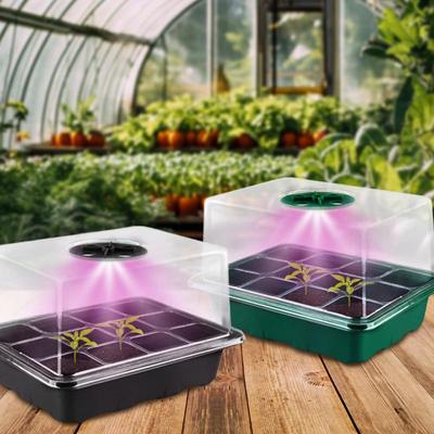 Seedling Starter Trays Elevated Seedling Starter Trays Kits Indoor Gardening Plant Germination Trays Starter Kit With Timing