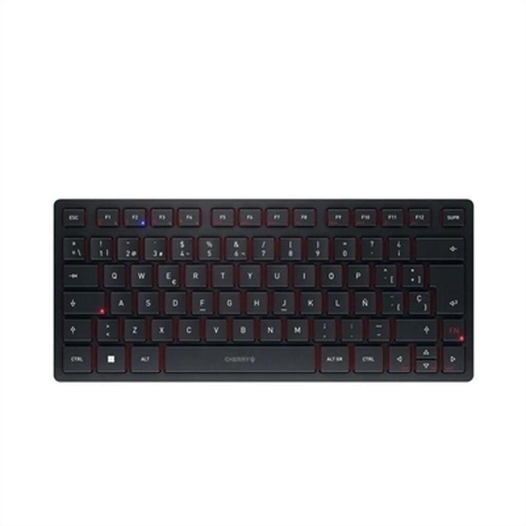 Keyboard Cherry KW 9200 MINI Black Spanish Qwerty QWERTY