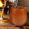 2 Stück Holz Bourbon Trinkglas 250ml Holz Whiskey Tumbler Kreatives Whiskey Bourbon Glas Vintage Holz Bourbon Gläser