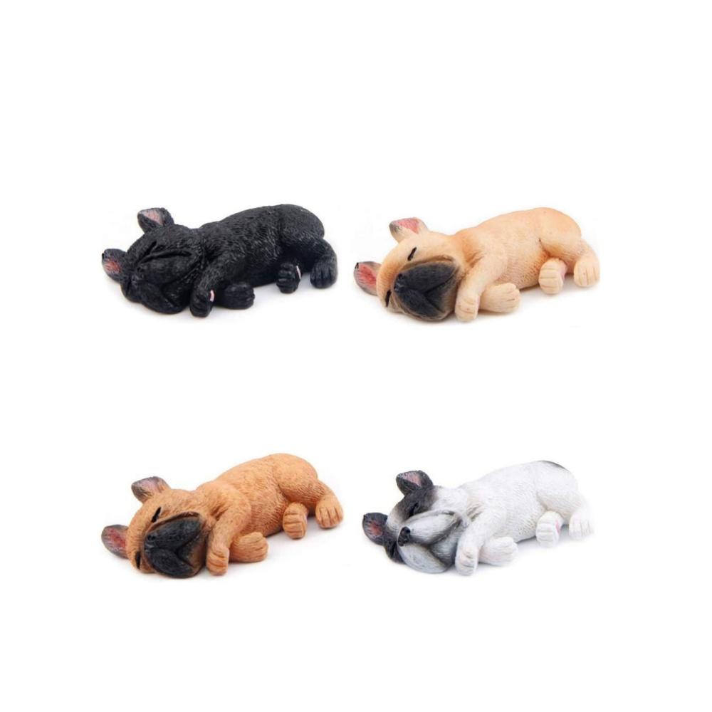 

4 шт./набор 3D Магнит на холодильник Французский спящий бульдог Магниты на холодильник Кухонная игрушка Декор Украшение для холодильника 4PCS