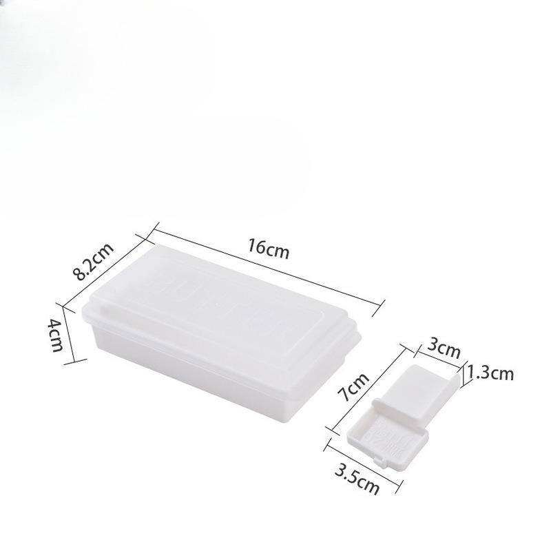 Household Butter Storage Box - Cheese and Cheese Product Container with Cutting Tool - Butter Box for Refrigerator Storage