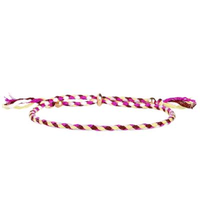 Geflochtenes Armband Mode Dekor Accessoire Schmuckzubehör Verstellbare Fadenarmbänder mit Quastendekoren Geburtstagsgeschenk