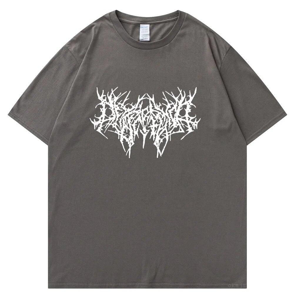 Готическая темная футболка унисекс WoUnisex Футболка большого размера Панк черная одежда — фото 5