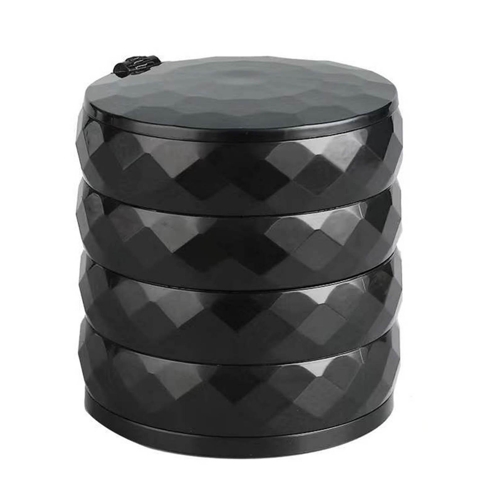 

Многослойное хранилище ювелирных изделий, вращающаяся пластиковая подставка для ювелирных изделий, шкатулка для колец и сережек, витрина для ювелирных изделий, органайзер для сережек, стол чёрный