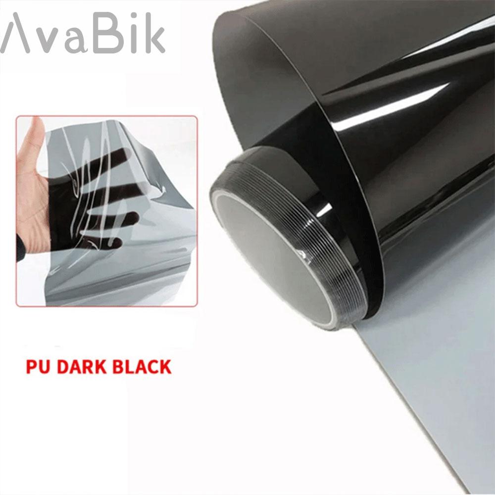 Automotive TPU Headlight Protection Film Repair Scratches Car Headlight Tint Taillight Black Transparent PPF Sticker Accessories