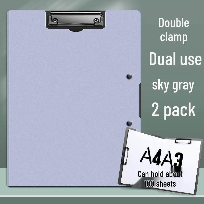 A4 Double Clip Folder for Documents and Resume Storage