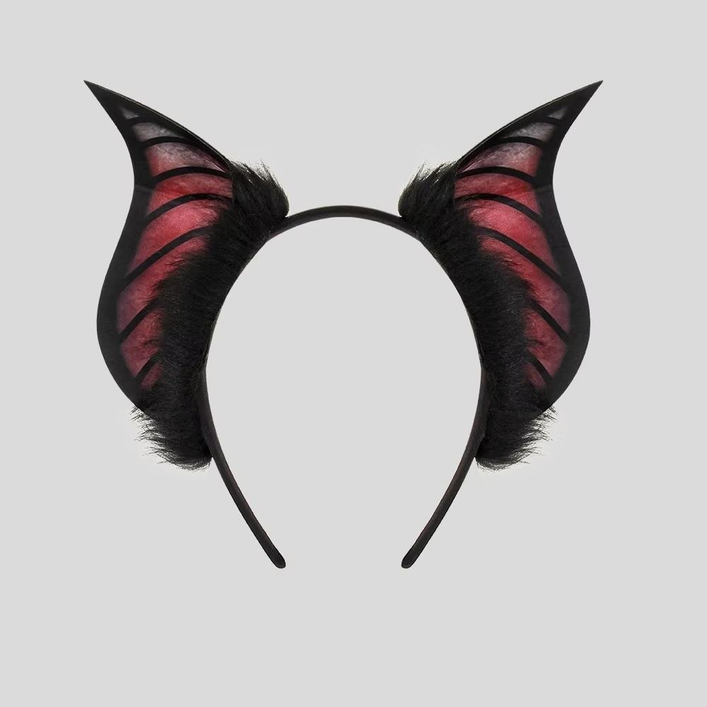 Furry Halloween Costume Cosplay Props Animal Beast Ears Halloween Hairband Bat Ears Headband Kids