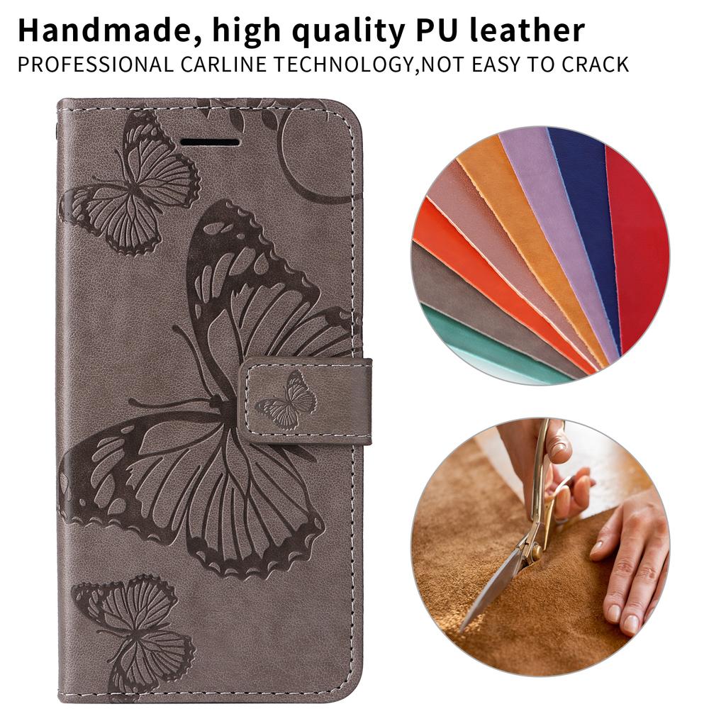 For OnePlus Ace 5 Ultra 5G/OnePlus Nord 5 5G Wallet Case Floral Butterfly Imprint Leather Phone Cover Stand