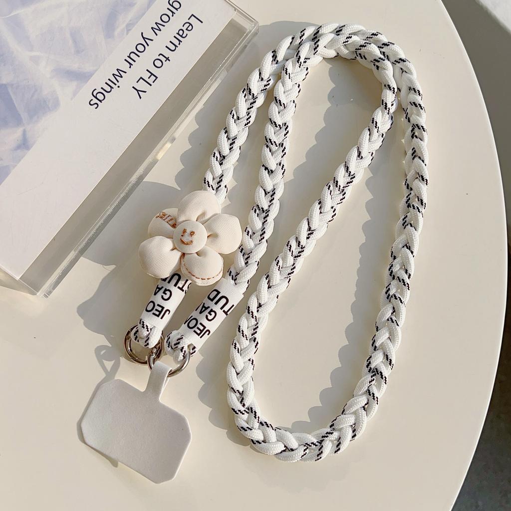 Can Be Carried Outdoor Mountaineering Mobile Phone Lanyard Women's Belts Woven Hanging Ornaments Anti Loss Lanyards Neck Strap