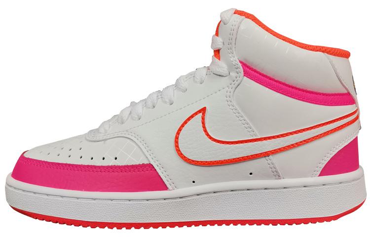

Nike Court Vision Mid Shoes For White/Pink Women s DD8494-181 36.5