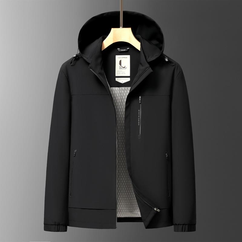 Hooded Short Jacket Top Men's Spring and Autumn New Casual Coat