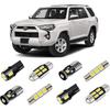 White LED Interior Light Kit For 2010- Toyota 4Runner Super Bright 6000K Interior LED Bulbs Package + License Plate Lights And Tall Tool