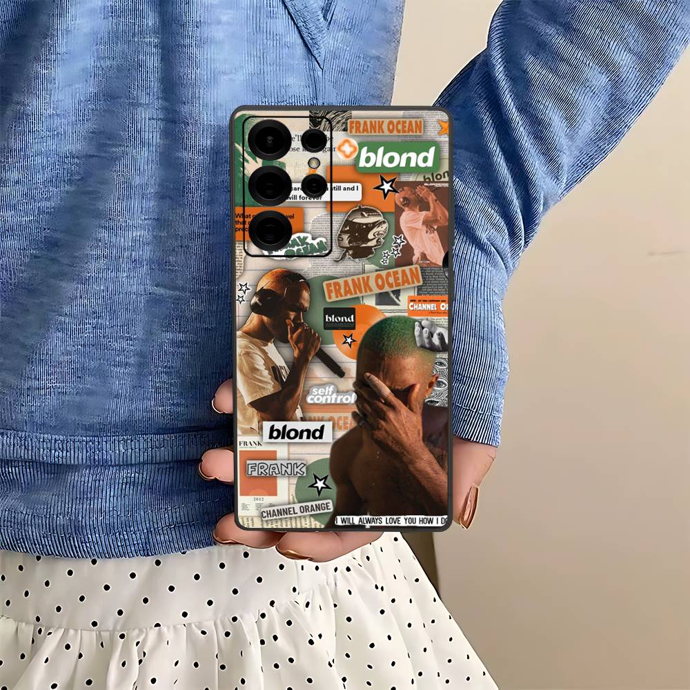 Album F-Frank O-Ocean Rap Phone Case For Samsung S 24 Fe 25 Ultra Plus 20 Lite 21 30 22 23 24 22 Ultra 5G Fundas