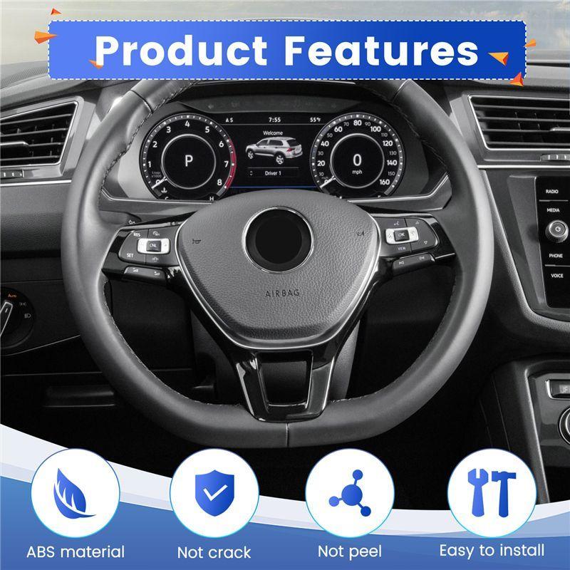 Multifunktions-Lenkrad Lautstärkeregler Schalter Tasten Für VW Tiguan Touran 5NA959442A