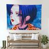 VIKAMA Retro Anime Girl Tapestry 90s Nostalgic Aesthetic Wall Hanging For Bedroom Otaku Corner And  Study Space