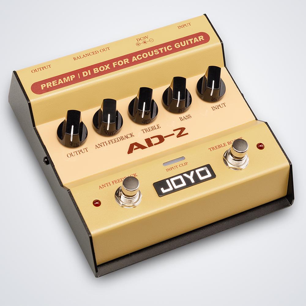 JOYO AD-2 Acoustic Guitar Effect Pedal Built-in Dual Band EQ High Sensitivity DI Box Effect Functiion for Acoustic Guitar Pedal