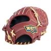 ZETT Neo Status Youth Softball Sosuke Genda for Second and Bordeaux Brown x Pastel Size L heights BJG702620N Glove, Style, Shortstop, Right-Handed
