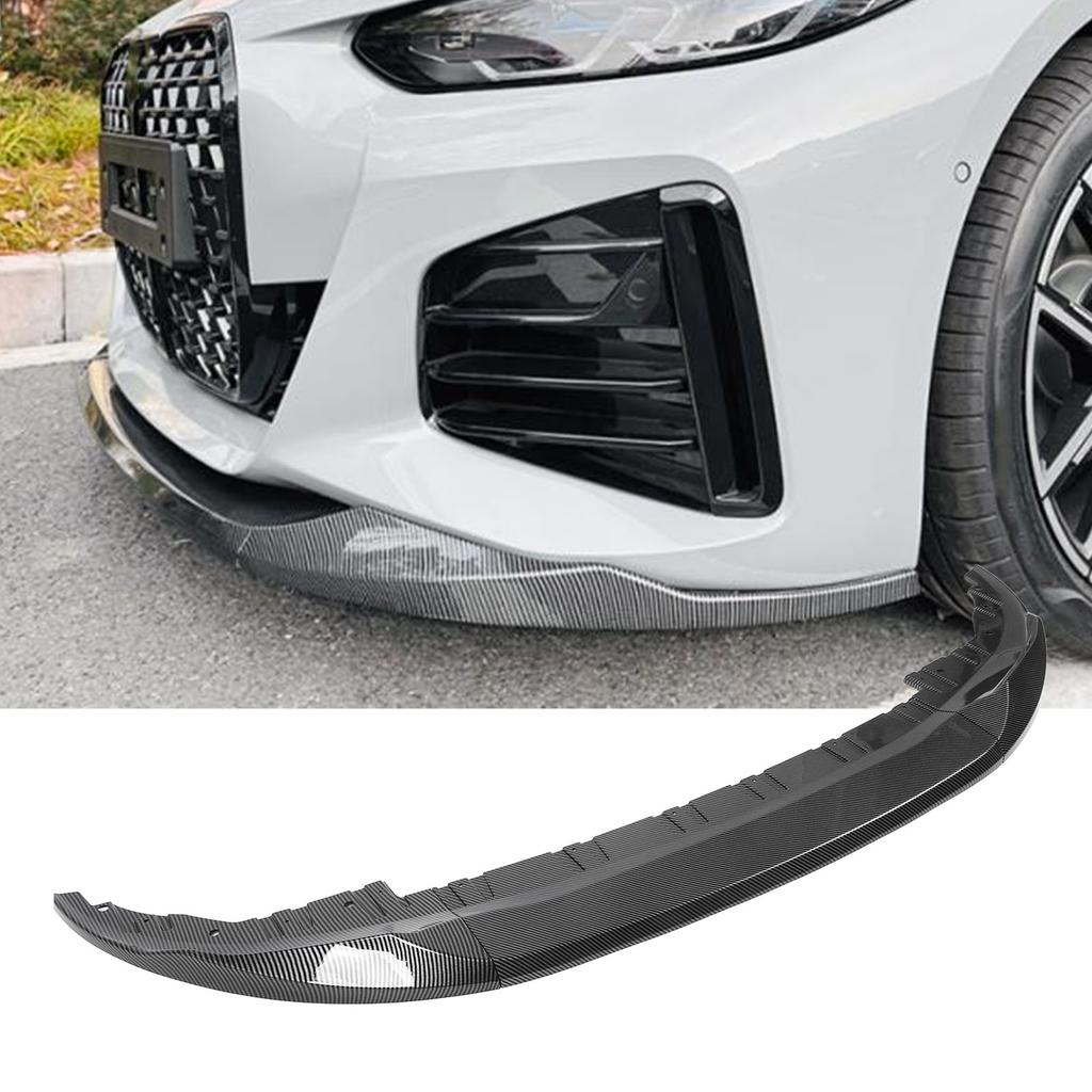 3Pcs Front Bumper Lip Spoiler Splitter Sporty Front Lip Spoiler Splitter Protector for 4 Series 6 M Sport 2020 and Later