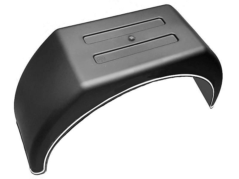 Guardabarros trasero con parte superior plana para rueda trasera única 260x840x1480 DOMAR - D3710-B DK3110