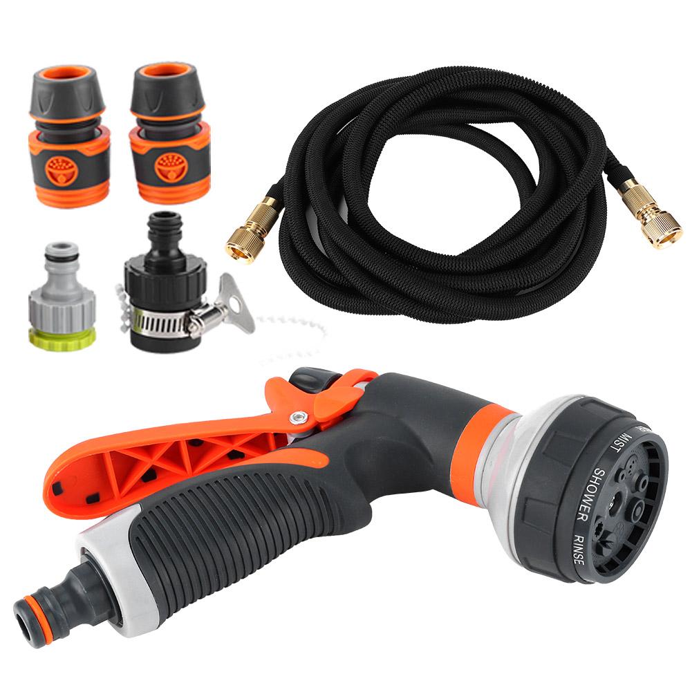 Garden Irrigation Sprayer Telescopic Hose Kit Plants Flowers Watering Sprinkler Accessory