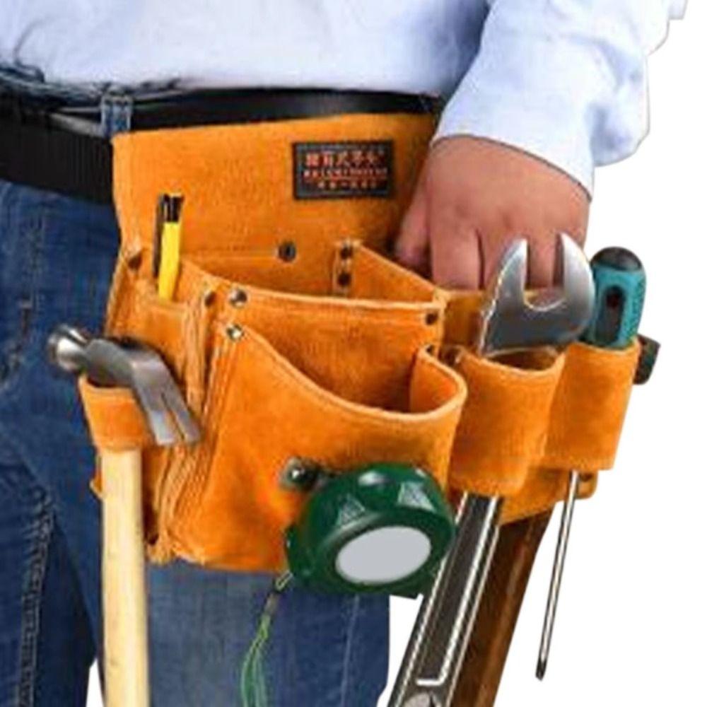 Sturdy Belt Tool Bag Wear Resistant Tool Storage Bag Multipurpose Hardware Organizer Carpenter
